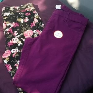 2 pair of JEGGINGS